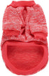 Jecikelon Red Dog Sweater for Small Dogs XXS XS, Soft Winter Clothing Warm Outfit for Puppies, Cat Apparel