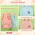 2 Pieces Pet Clothes Summer Dog Dress Flower Embroidery Puppy Vest Cute Dog Cat Shirt Soft Breathable Pet Outfit for Small to Medium (Large)