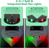 LED,2-in-1 12V IP67 Boat Navigation Light Split & Integrated Marine Nav lights, Red & Green Night Fishing Deck Lights