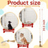 3 Jexine Pcs Dog Bell for Door Potty Training Adjustable Wooden Beads Hanging Dog Door Bells for Puppy Training