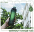 Opard Sports Water Bottles - 20/24 Oz BPA Free Leak Proof Tritan Plastic Bottle with Flip Top and Straw