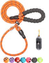 BAAPET 6 Feet Slip Lead Dog Leash, Anti-Choking with Durable Rope Cover and Padded Handle for Dogs - Orange