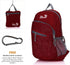 Outlander Packable Lightweight Travel Hiking Backpack, 33L (Dak Red)
