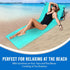 Bo-Toys Bo Toys Portable Beach Mat Lounge Chair and Tote (Plain Blue)