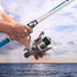 Yoshikawa Baitfeeder Spinning Reel, 5.5:1, 11 High Power Ball Bearings, 30Lb Drag, Saltwater/Freshwater