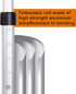 Golf Travel Support Pole, Aluminium Rod for Golf Bag Support to Protect Clubs from Impacts