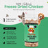 100% 1.75 oz Freeze Dried Chicken Cat Treats | Healthy Dog Food Toppers Human Grade | Single Ingredient, Grain Free