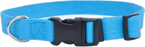 Coastal Pet New Earth Soy Adjustable Dog Collar, Slate, 5/8" x 08"-12"
