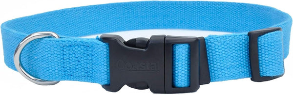 Coastal Pet New Earth Soy Adjustable Dog Collar, Slate, 5/8" x 08"-12"