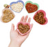 Neeenn 4 Pack Hermit Crab Plastic Food Dish, Hermit Crab Food & Water Bowl, Mini Food Dish Kit, Suitable for Hermit