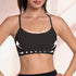 2 Pack Racerback Sports Bras - Padded Yoga Workout Tops with Mesh Panel
