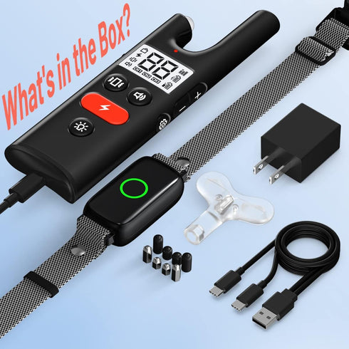 Dog Training Collar with Remote, 3300ft Range Waterproof Rechargeable Electric Collar for Small Medium Large Dogs