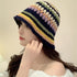 Women Crochet Bucket Hats, Handmade Cloche Knitted Beanies, Trendy Outdoor Floppy Fishing Hat