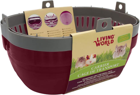 Living World Pet Carrier for Small Pets, Large Size
