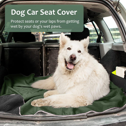 Tirrinia Outdoors Waterproof Throw Blanket, Sherpa Fleece Windproof Mat for Camping, Picnic, Traveling, Machine Washable