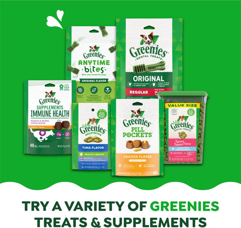 Greenies Aging Care Large Natural Dental Care Dog Treats, 27 oz. Pack (17 Treats)