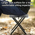 220LB SANLIKE Portablel Stool,Folding Lightweight Camping Stool Load Capacity Collapsible Fishing Stool,Ideal