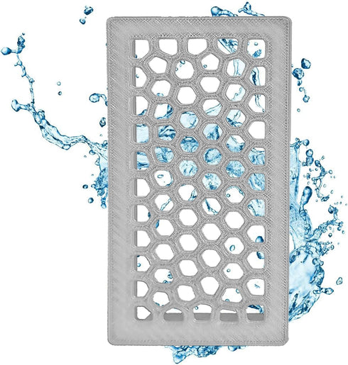 Aquarium Lid Insert for Fluval Spec 3, 3D-Printed PETG Fish Tank Cover with Voronoi Mesh Design