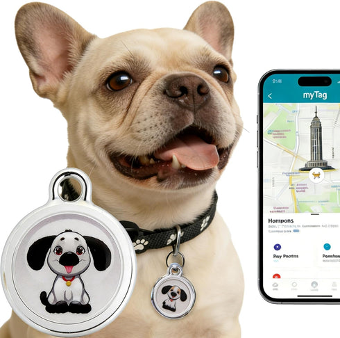 LFNOONE GPS Tracker No Subscription No SIM Card, Real-Time Tracking Mini Waterproof Device