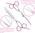 Dog Grooming Scissors Set, Heavy Duty Scissors with Safety Round Tip, 6 in 1 for Dogs, Cats and Other Animals
