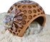 Lucky Critter Hermit Crab Climbing Coconut Hideout Hut | Hermit Crab Climb Tank Decor Cave | Hideaway Habitat Hide