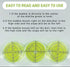 Ujicde Pro Putt Green Reader, Golf Ball Marker, Golf Putting Aid Round Bubble Level High Precision Reader Tool Golf