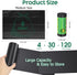 120 8 5 Portable Camping Toilet Bags, Gallon Emergency Camp Potty Poop Bags for Adults, Thickened Trash Waste Bags