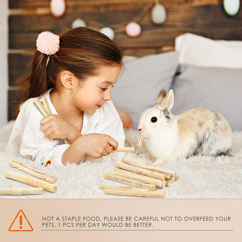 700g/1.5Ib Chinchilla Bissap Sweet Bamboo Chew Sticks for Rabbits, Bunny Chewing Sticks for Rabbits Hamster Guinea Pigs