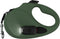 TUG Oval 360° Tangle-Free Retractable Dog Leash, Flashlight Included, Integrated Waste Bag Dispenser Pocket (Medium,