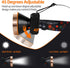 Superbright LED Rechargeable Headlamp, High Power Waterproof Headlight with 2 Light Modes for Hunting Fishing Hiking
