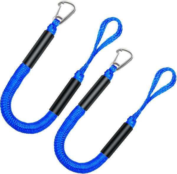 GANGXUN Mooring with 2.5ft Bungee Dock Line 2-Pack - Essential Accessories for Diverse