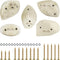 TWO STONES Wooden Rock Climbing Holds for Adults | Wood Rock Wall