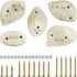 TWO STONES Wooden Rock Climbing Holds for Adults | Wood Rock Wall