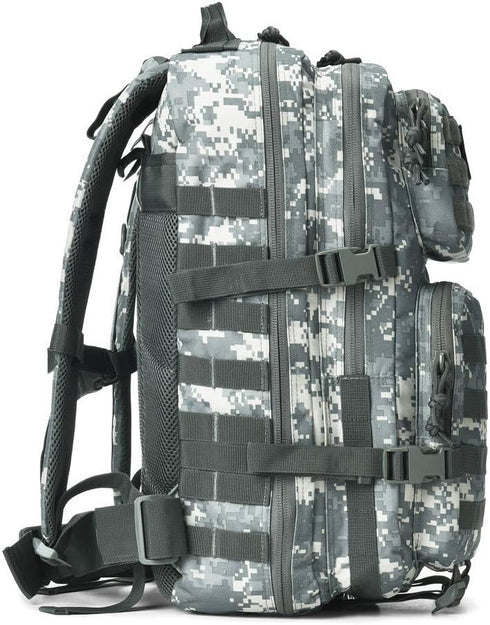 REEBOW GEAR Military Tactical Backpack - Large Army 3 Day Assault Pack Molle Bag (ACU Camo)