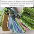 RRRIOT (2kg-2.75kg) Duck & Goose Diapers - Waterproof, Adjustable, Washable & Reusable Poultry Supplies