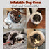 Inflatable Dog Cone Collar After Surgery, Soft Neck Donut E-Collar for Small Medium Large Dogs and Cats Recovery