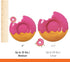 Nylabone Power Chew Donut Dog Chew Toy, Durable Bacon Glazed Flavor for Aggressive Chewers