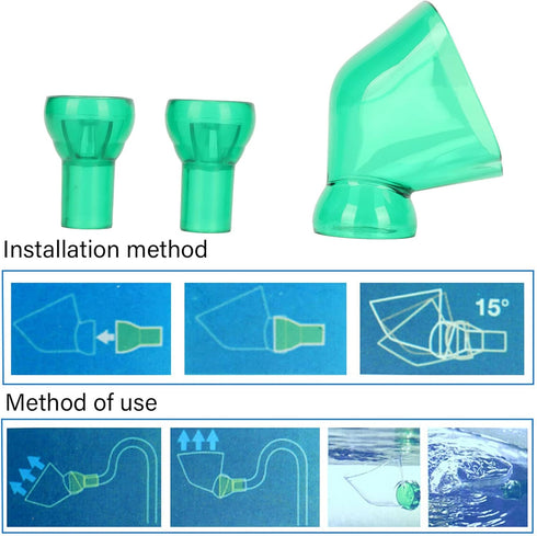 Zerodis Aquarium Water Outflow Pipe - Professional Fish Water Outflow Pipe for Planted Aquarium Filter Tubing Freshwater