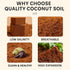 HEYPOMAX 100% 4bag) Hermit Crab Bedding with Humid Coconut Soil Natural, Soft & Safe, Ideal for Tanks and Terrariums