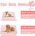 Washable Dog Cooling Mat, Ice Silk Self Cooling Pad Blanket for Dogs, Indoor & Outdoor Car Seats