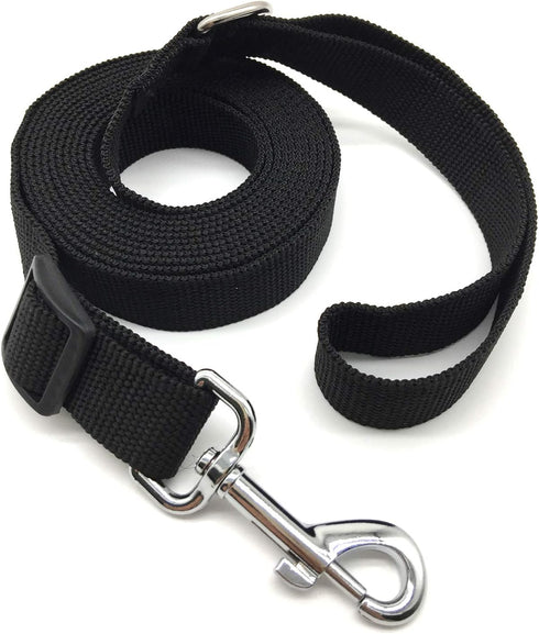 TAIAN Adjustable Nylon Dog Leash, 10 Foot Long Leashes for Medium Large Dogs