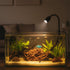 NiuXTool 1590 Dimming Zoom Mini Aquarium Spotlight with Timer Gooseneck Clip-On Lamp, Zoom Beam, Tri-Color White/Warm
