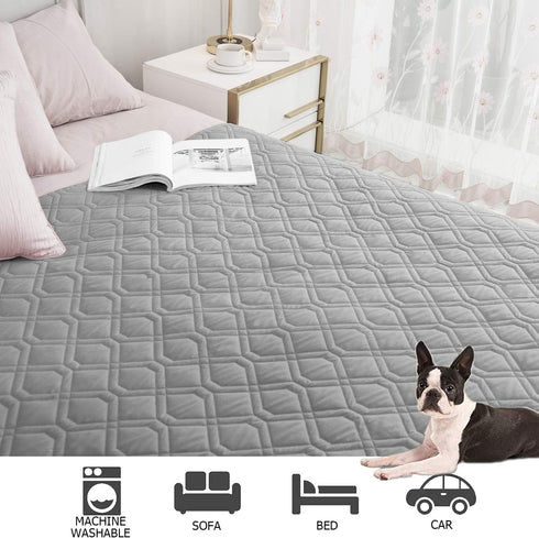 Ameritex Waterproof Dog Bed Cover, Reversible Pet Blanket for Furniture, Bed, Couch, Sofa.