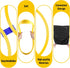 Shappy 50 Pcs Agility Rings with Storage Bags, 15 Inch Plastic Speed Rings for Sports Training