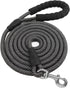 30 Feet Heavy Duty Reflective Dog Leash with Padded Handle - Long Line Check Cord Rope for Large, Medium, Small Dogs