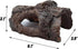Tfwadmx Aquarium Decoration Cave, Resin Hollow Tree Trunk Log Ornament for Fish Tank Hideout for Betta, Cichlid