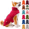 KYEESE Dog Coat, Soft Pet Sweater for Cold Weather, Waterproof Winter Jacket with Leash Hole for Small Dogs
