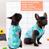 KYEESE 2 Pack Medium Dog Shirts, Hawaii Soft Tank Top Sleeveless Vest, Flamingo Pattern, X-Large, UPF 50+