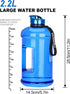 VENNERLI Half Gallon Water Bottle 2.2L, Large Sports Water Bottle with Handle, BPA-free, Leakproof Hydro Bottle