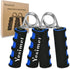 Hand Grip Strengthener Set, 2 Pack Forearm Exerciser and Finger Gripper, Soft Foam Trainer for Increasing Grip